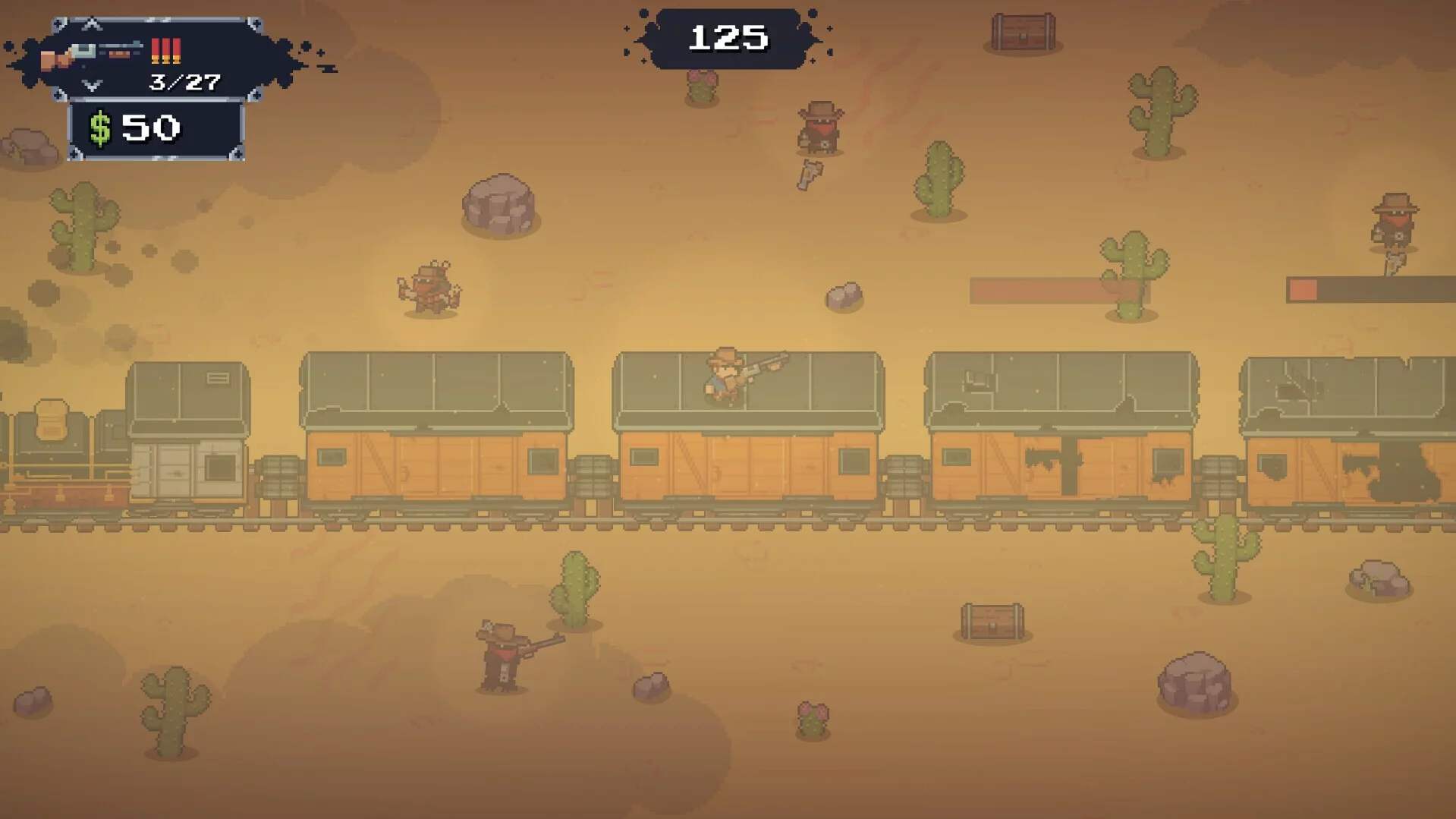 Изображение игры: Gunslinger Express