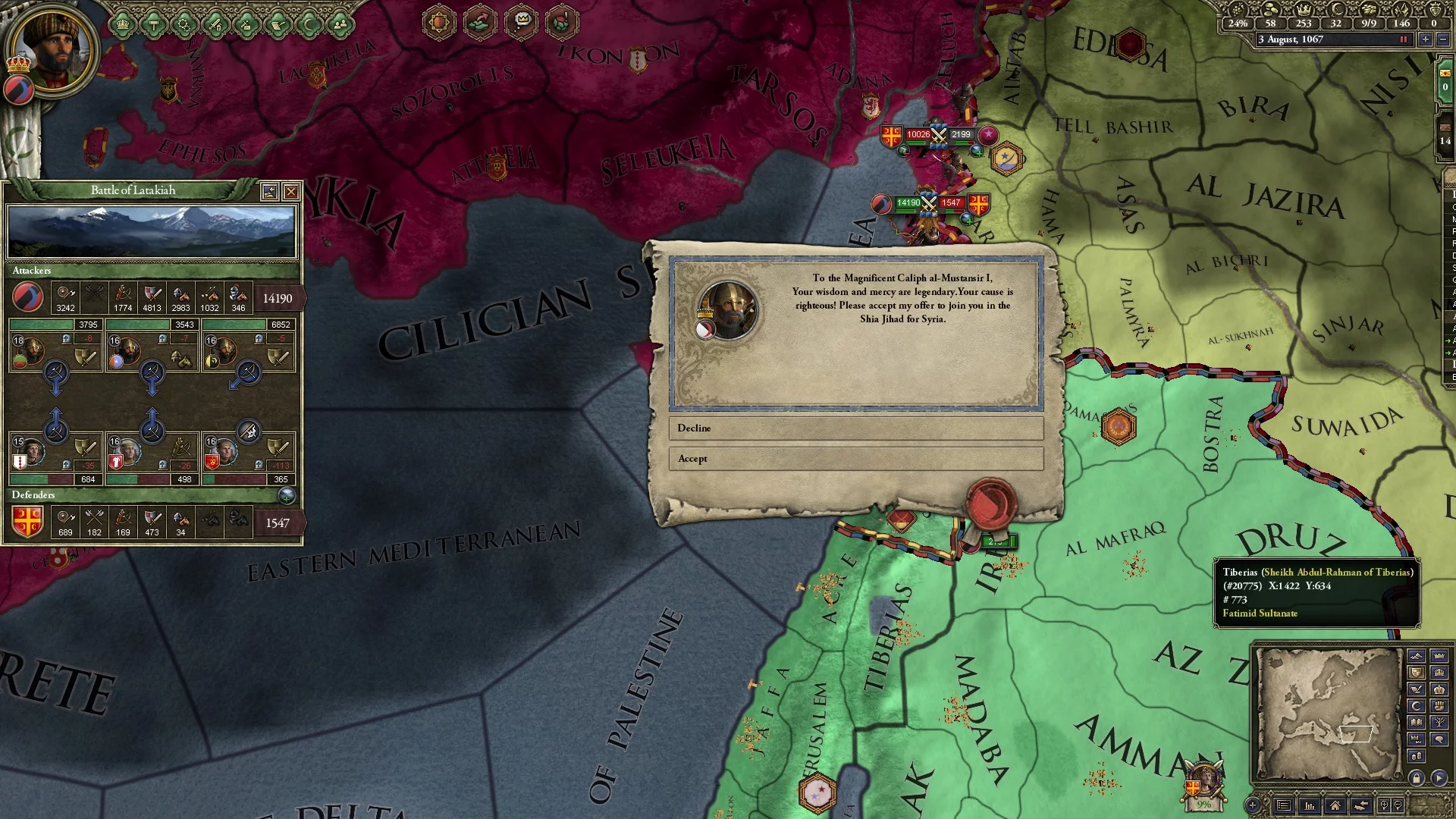 Изображение игры: Crusader Kings II: Sword of Islam