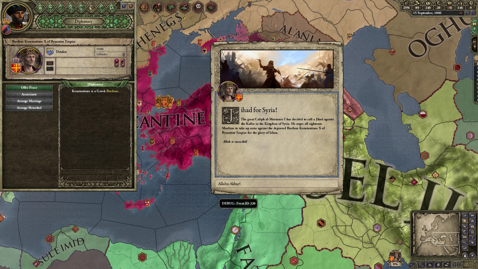 Изображение игры: Crusader Kings II: Sword of Islam