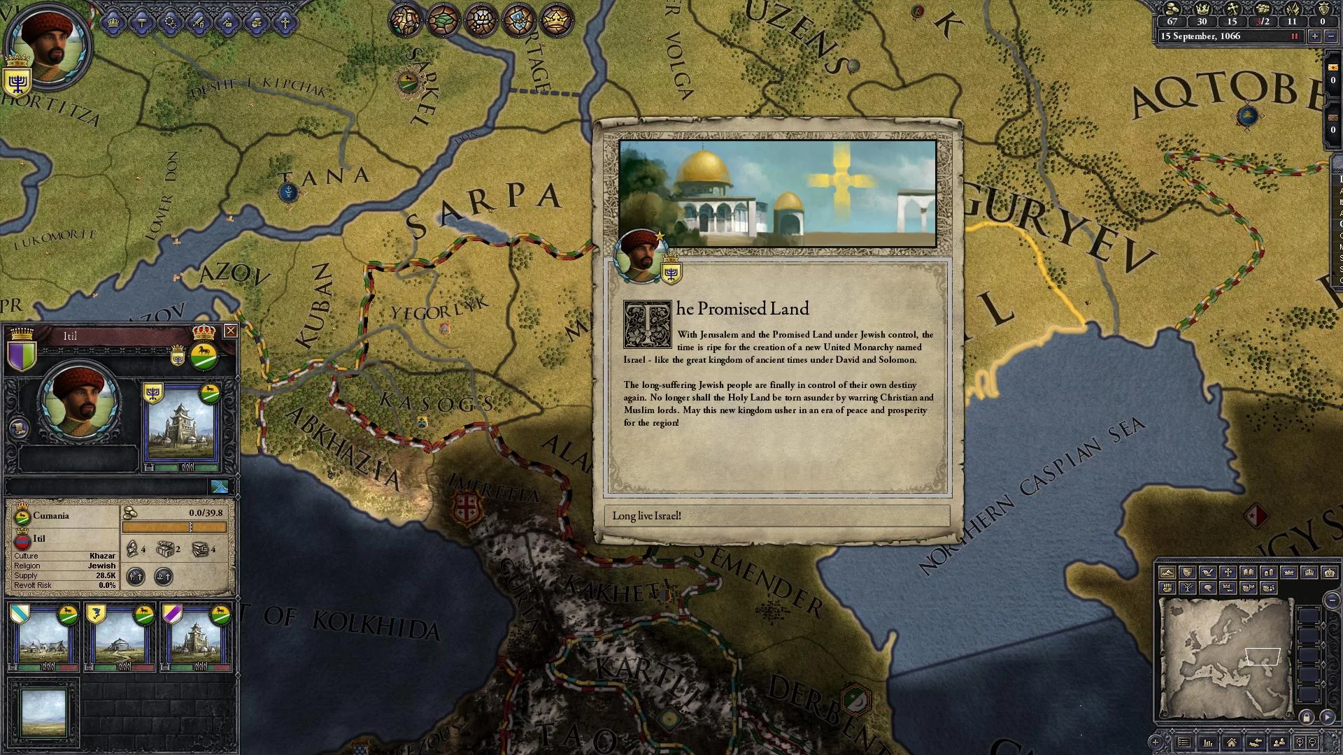 Изображение игры: Crusader Kings II: Sons of Abraham