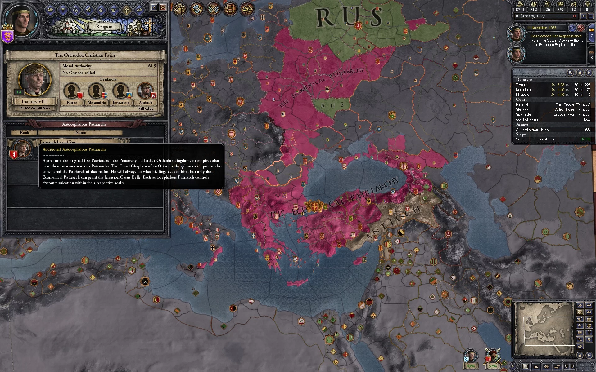 Изображение игры: Crusader Kings II: Legacy of Rome
