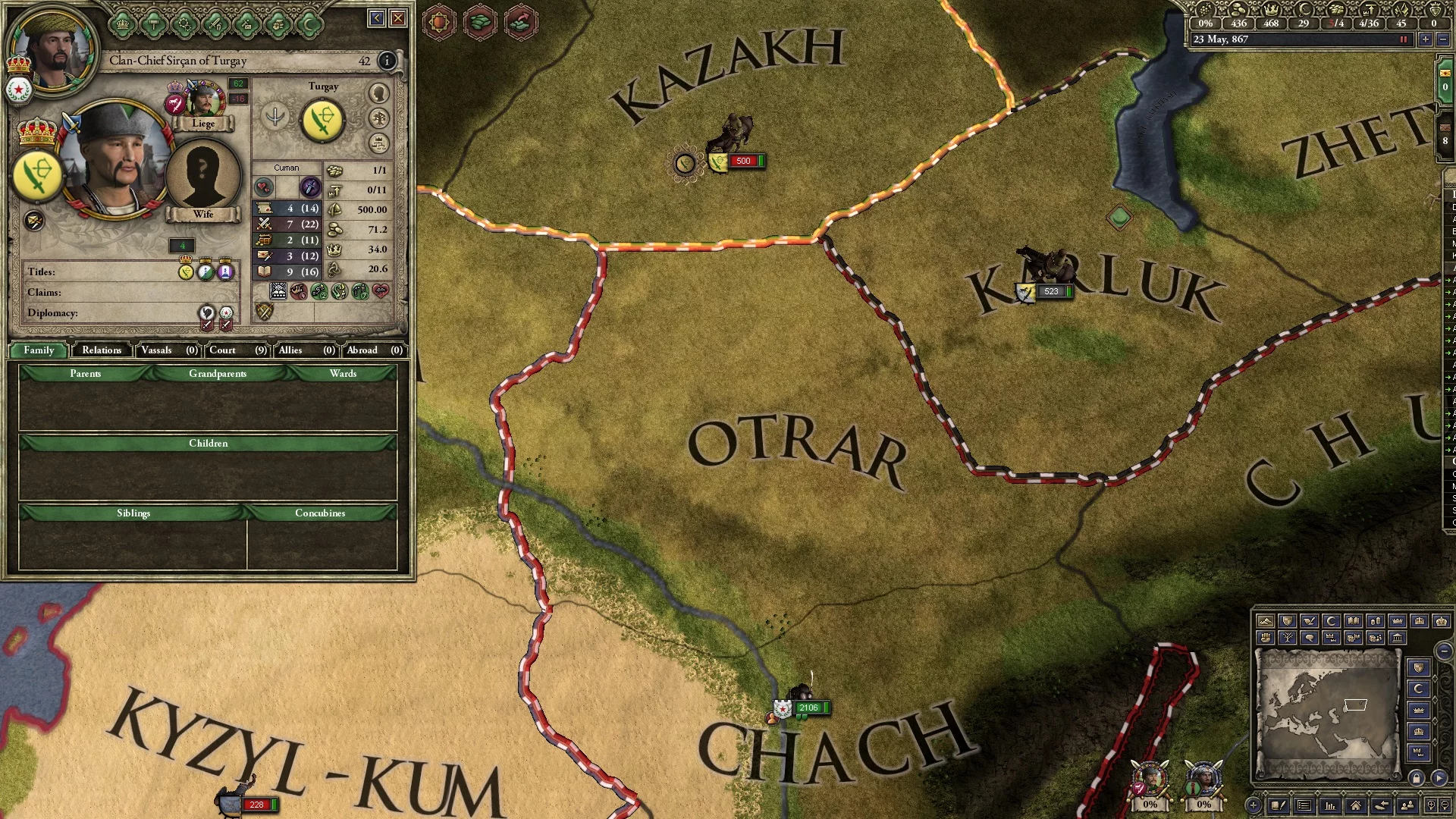 Изображение игры: Crusader Kings II: Horse Lords