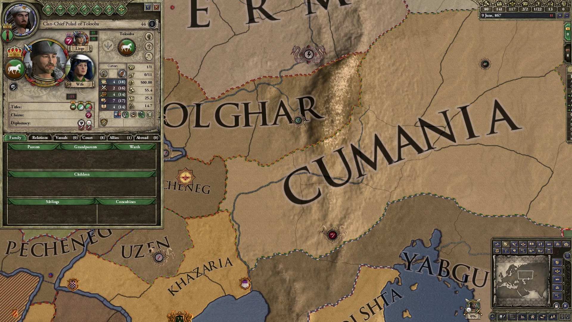 Изображение игры: Crusader Kings II: Horse Lords