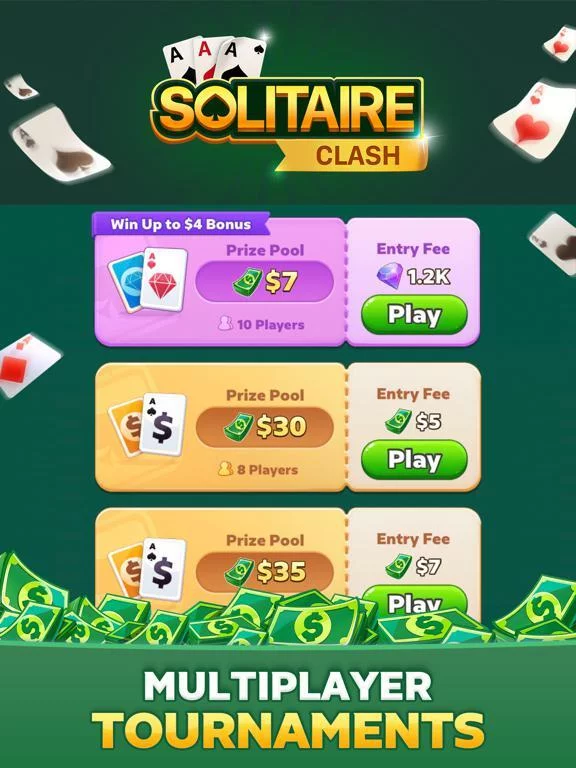 Изображение игры: Solitaire Clash: Win Real Cash
