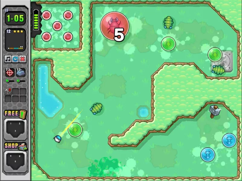 Изображение игры: Blast-a-bug!