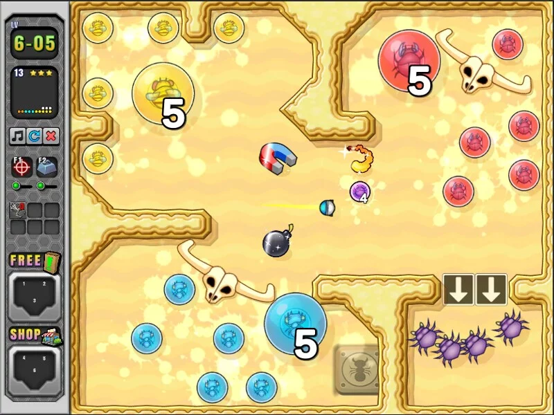 Изображение игры: Blast-a-bug!