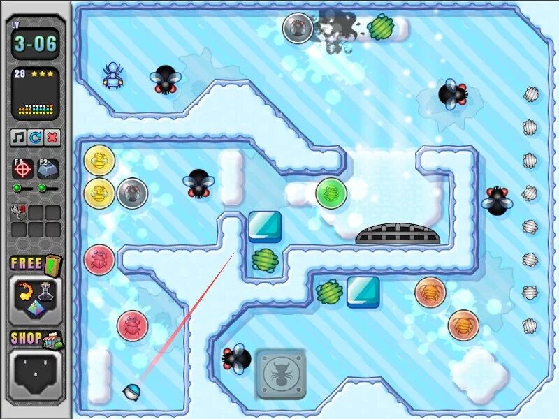 Изображение игры: Blast-a-bug!