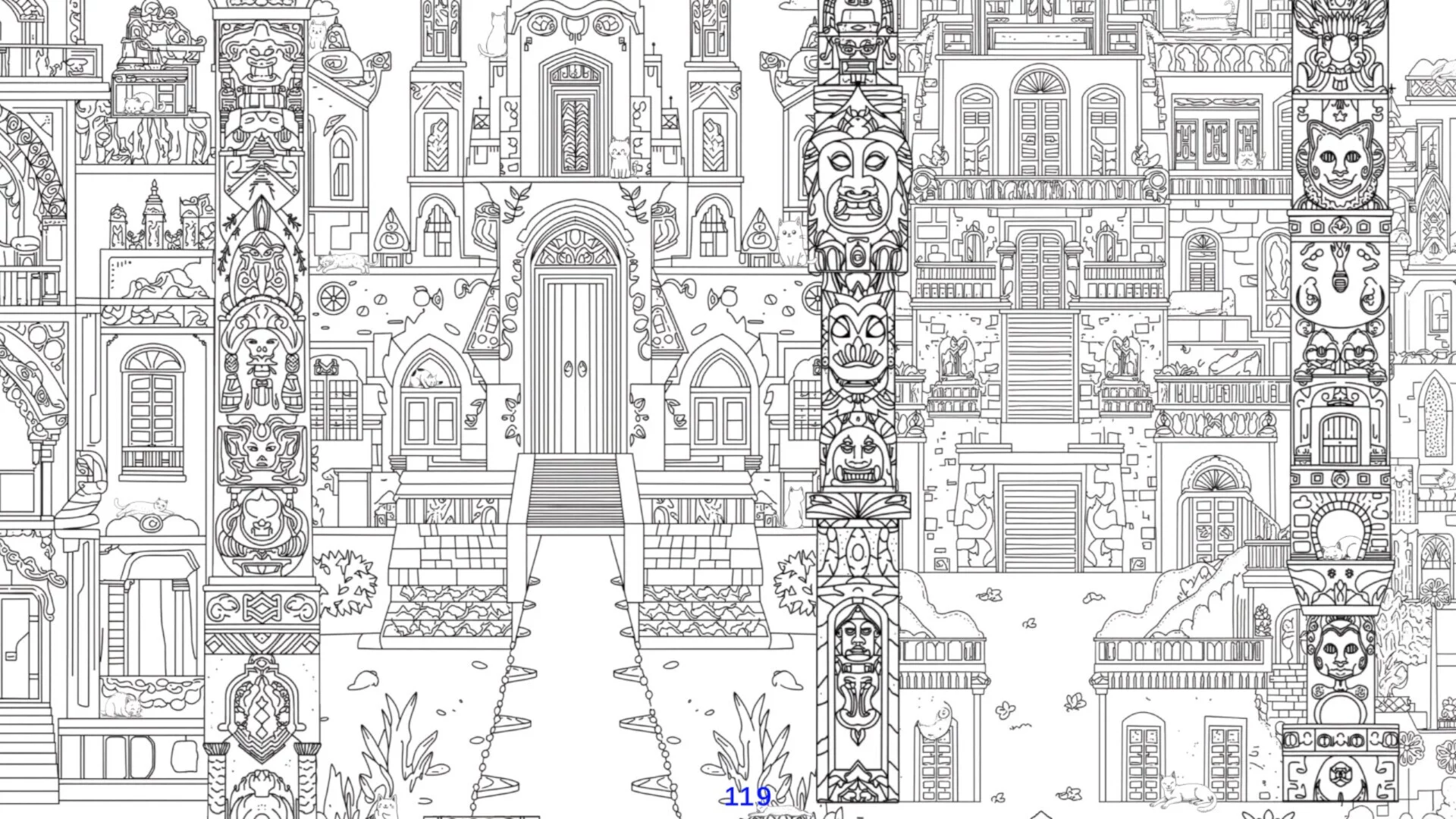 Изображение игры: Hidden Cats of Mayan