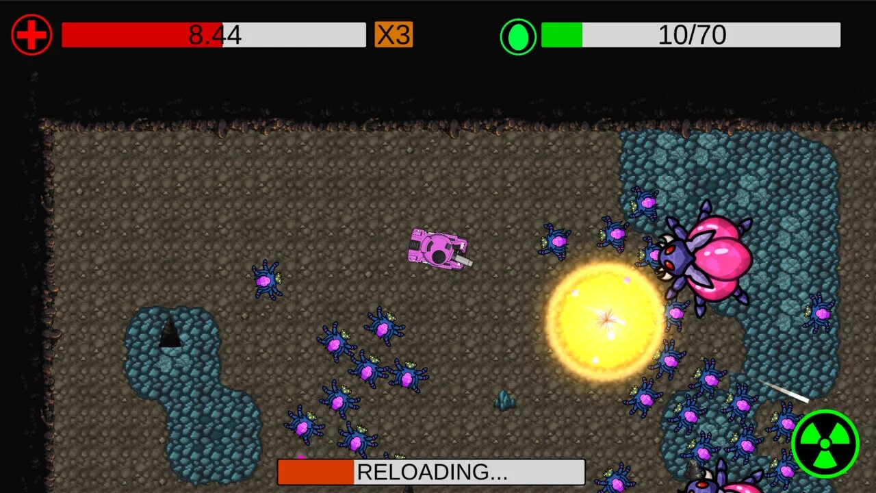 Изображение игры: Tank Frenzy Survivor