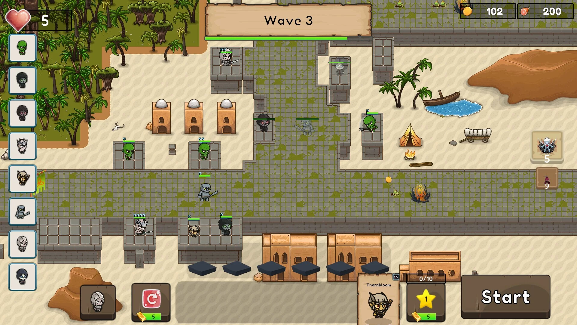 Изображение игры: Summoners Defense