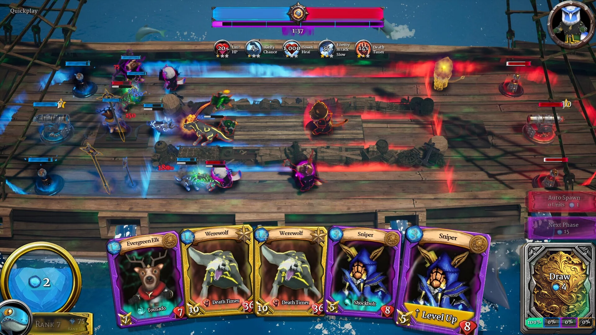 Изображение игры: Battle Waves: Card Tactics