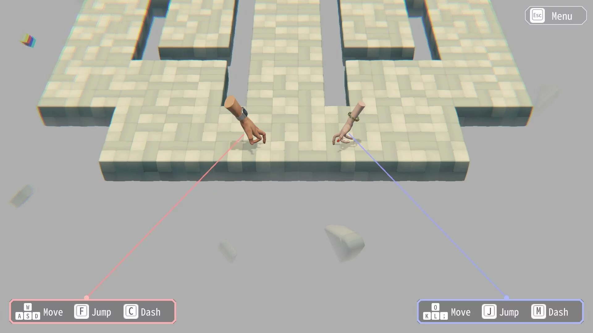 Изображение игры: Hypotheses on the Symmetry between Vision and Hands