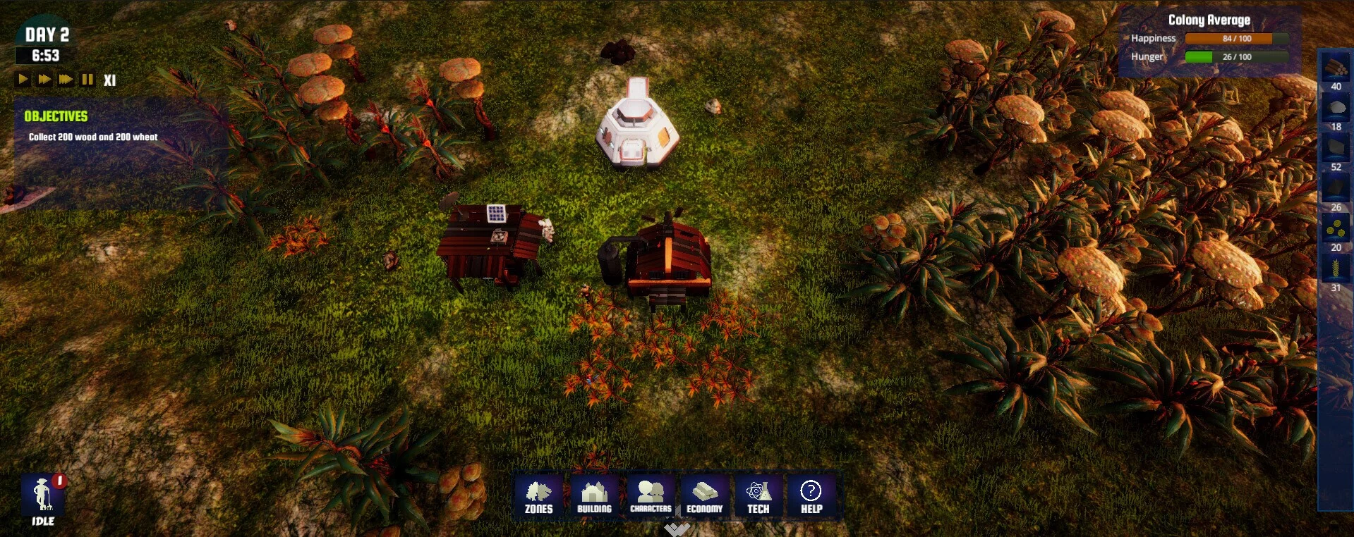 Изображение игры: Colonization Simulator