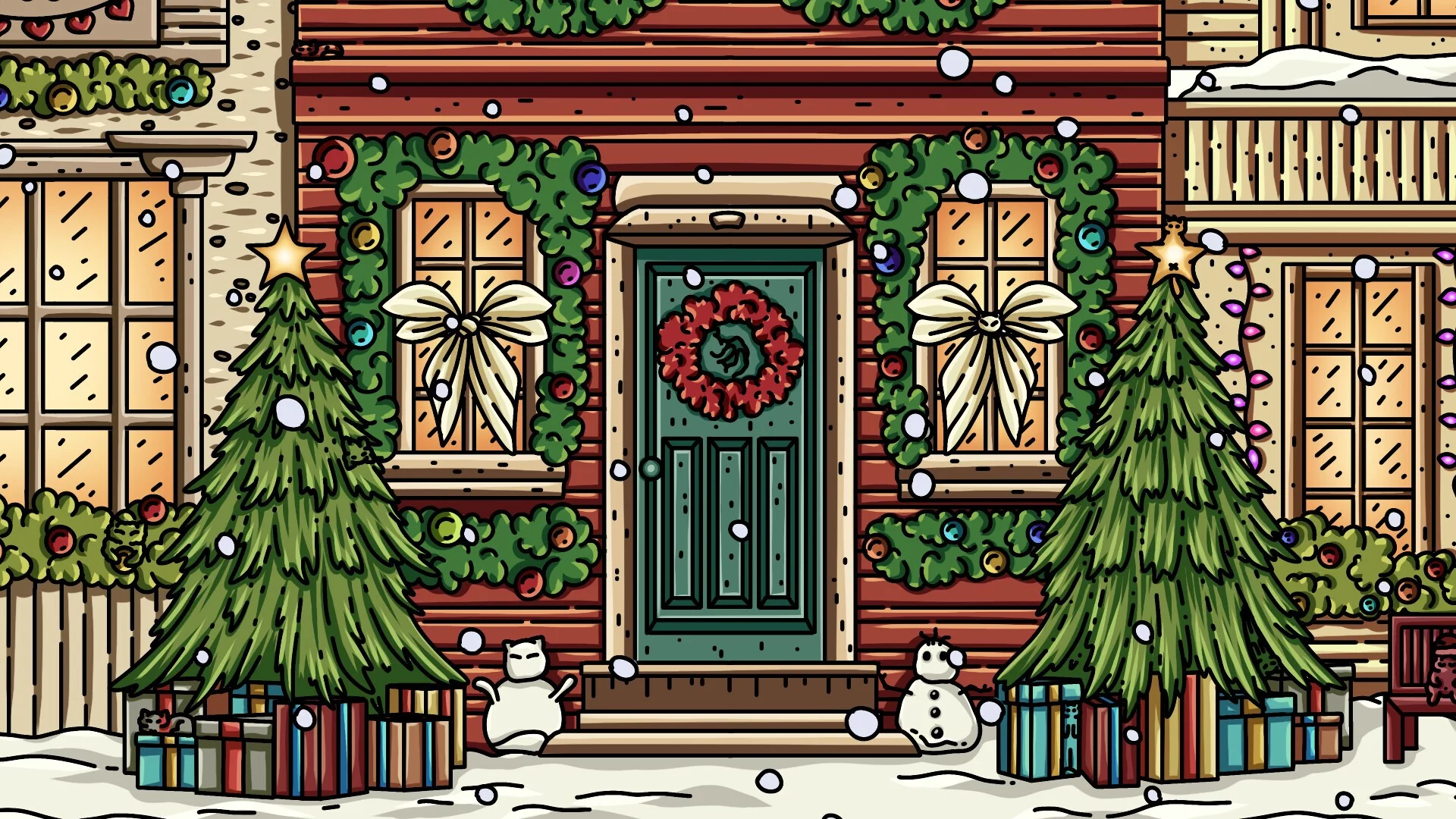 Изображение игры: 100 New Year Cats