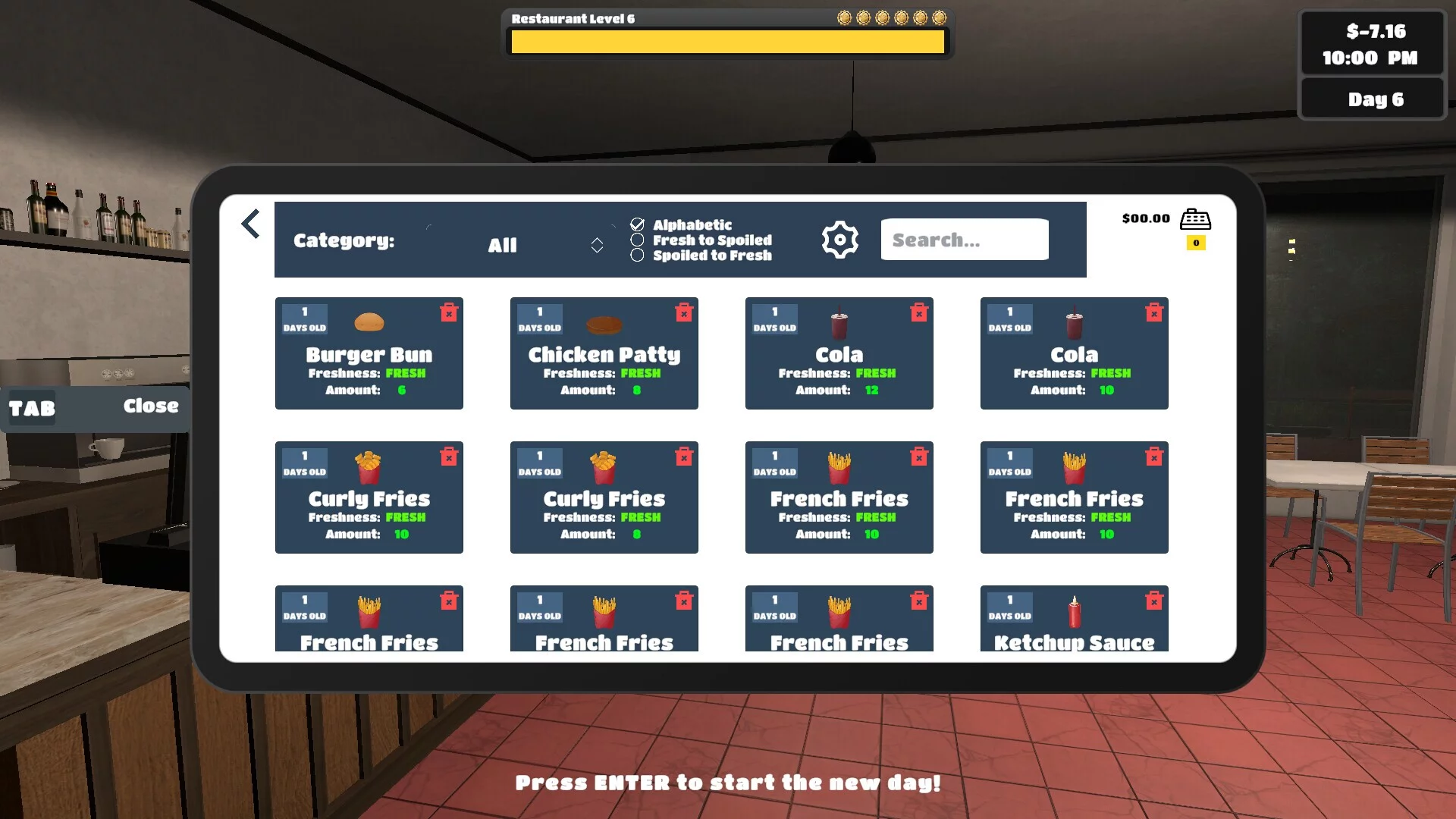 Изображение игры: Restaurant Owner: Prologue