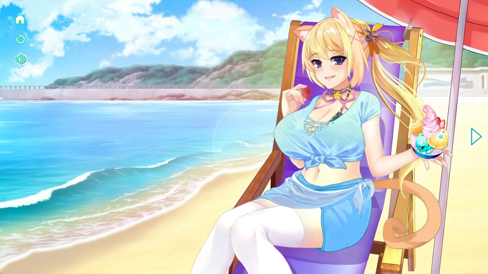 Изображение игры: Neko Beach