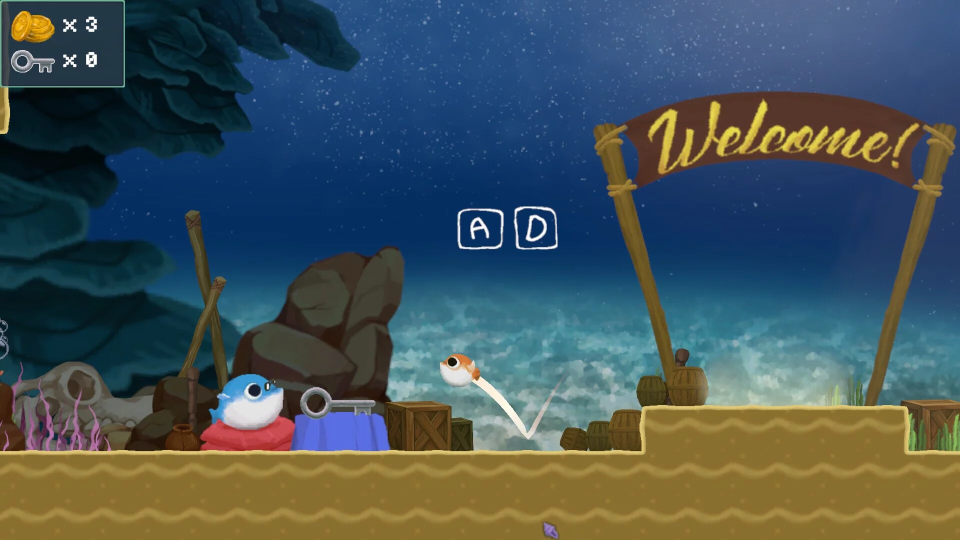 Изображение игры: Puffer Bounce