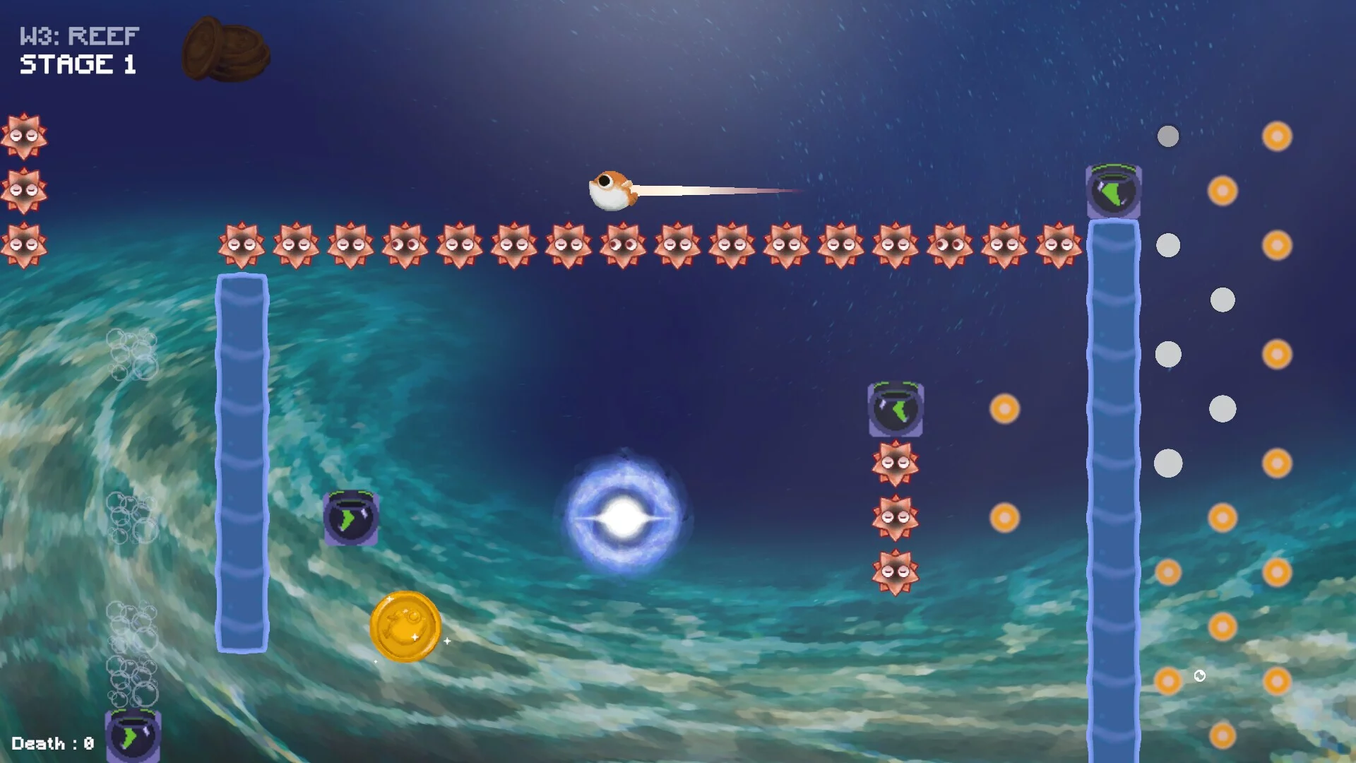 Изображение игры: Puffer Bounce