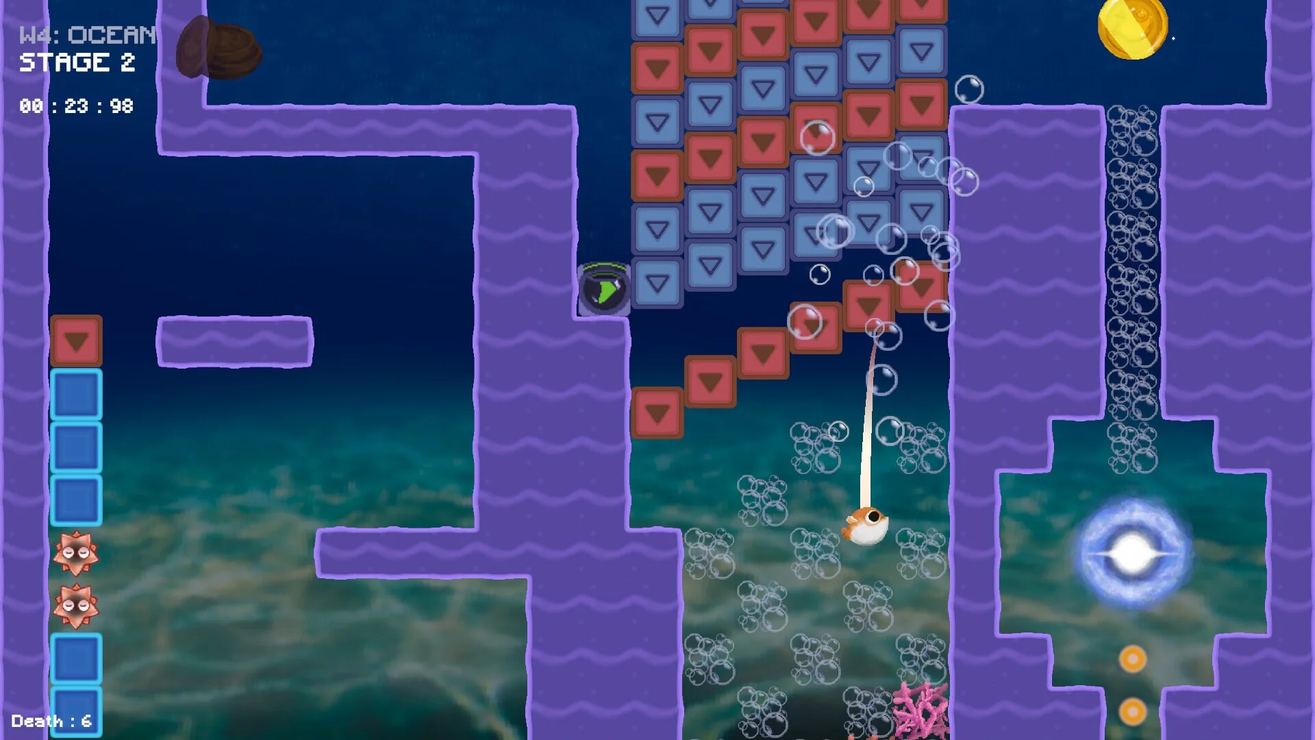 Изображение игры: Puffer Bounce