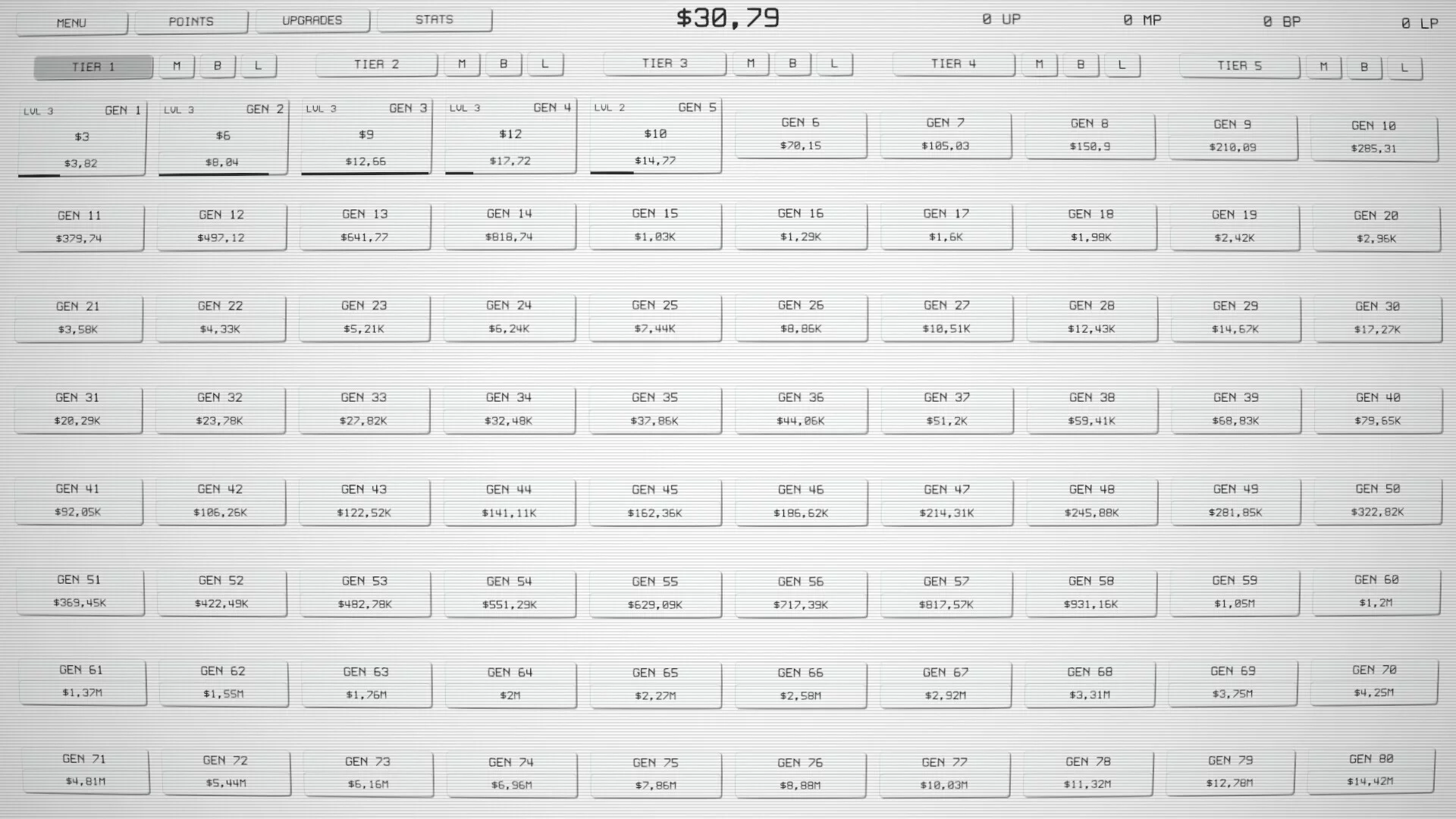 Изображение игры: Idle Tiers
