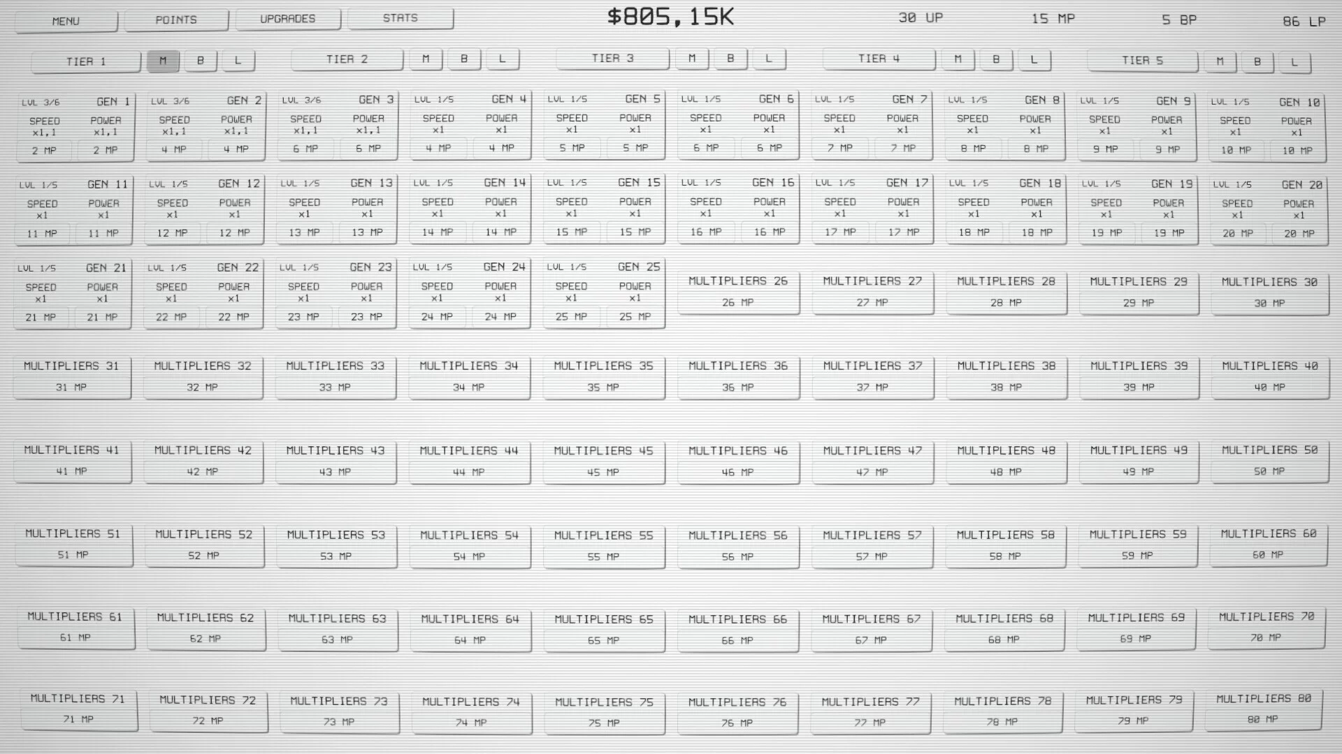 Изображение игры: Idle Tiers