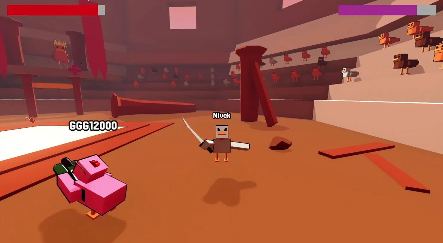 Изображение игры: Cock Fight Simulator
