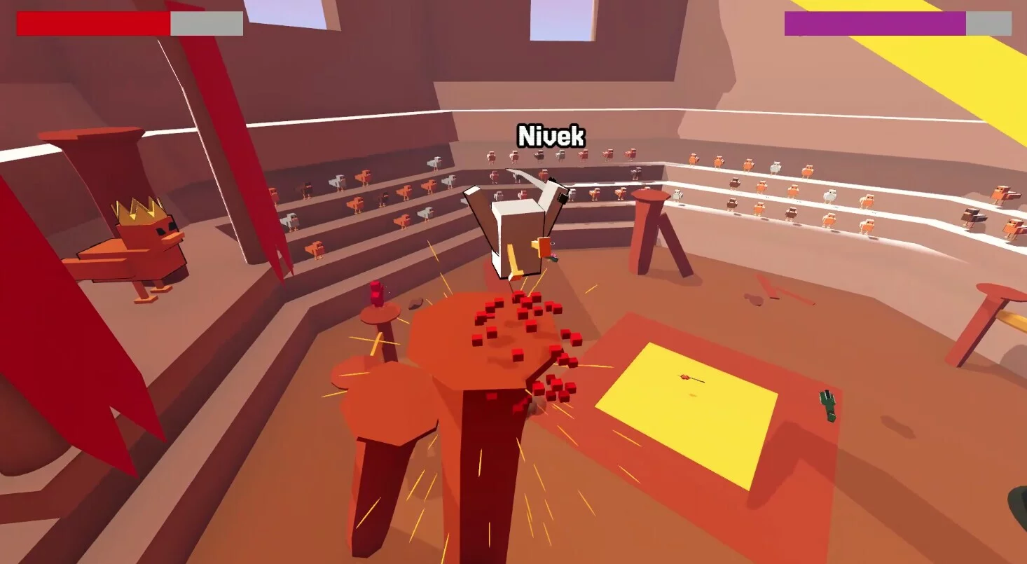 Изображение игры: Cock Fight Simulator