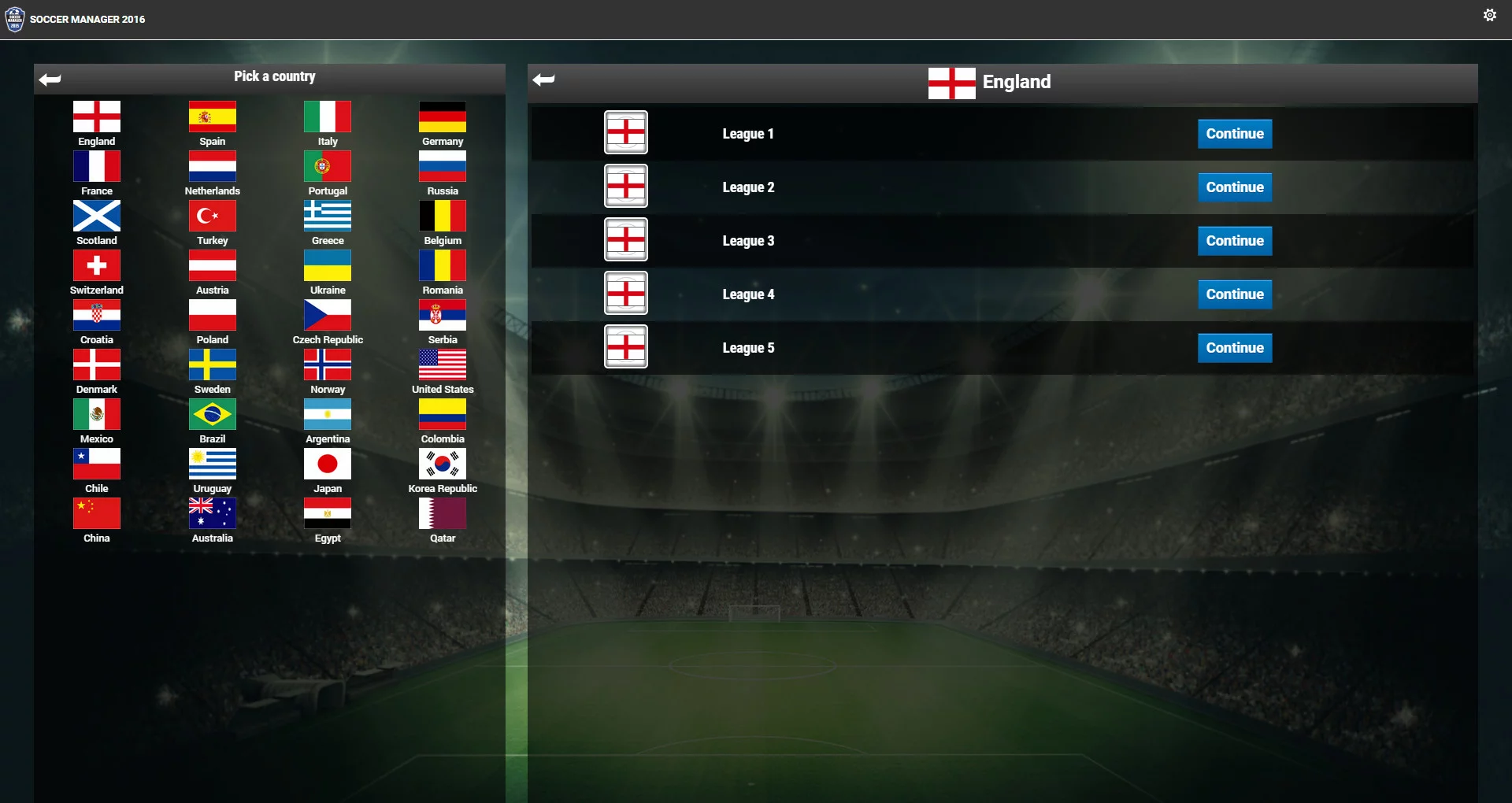 Изображение игры: Soccer Manager 2016