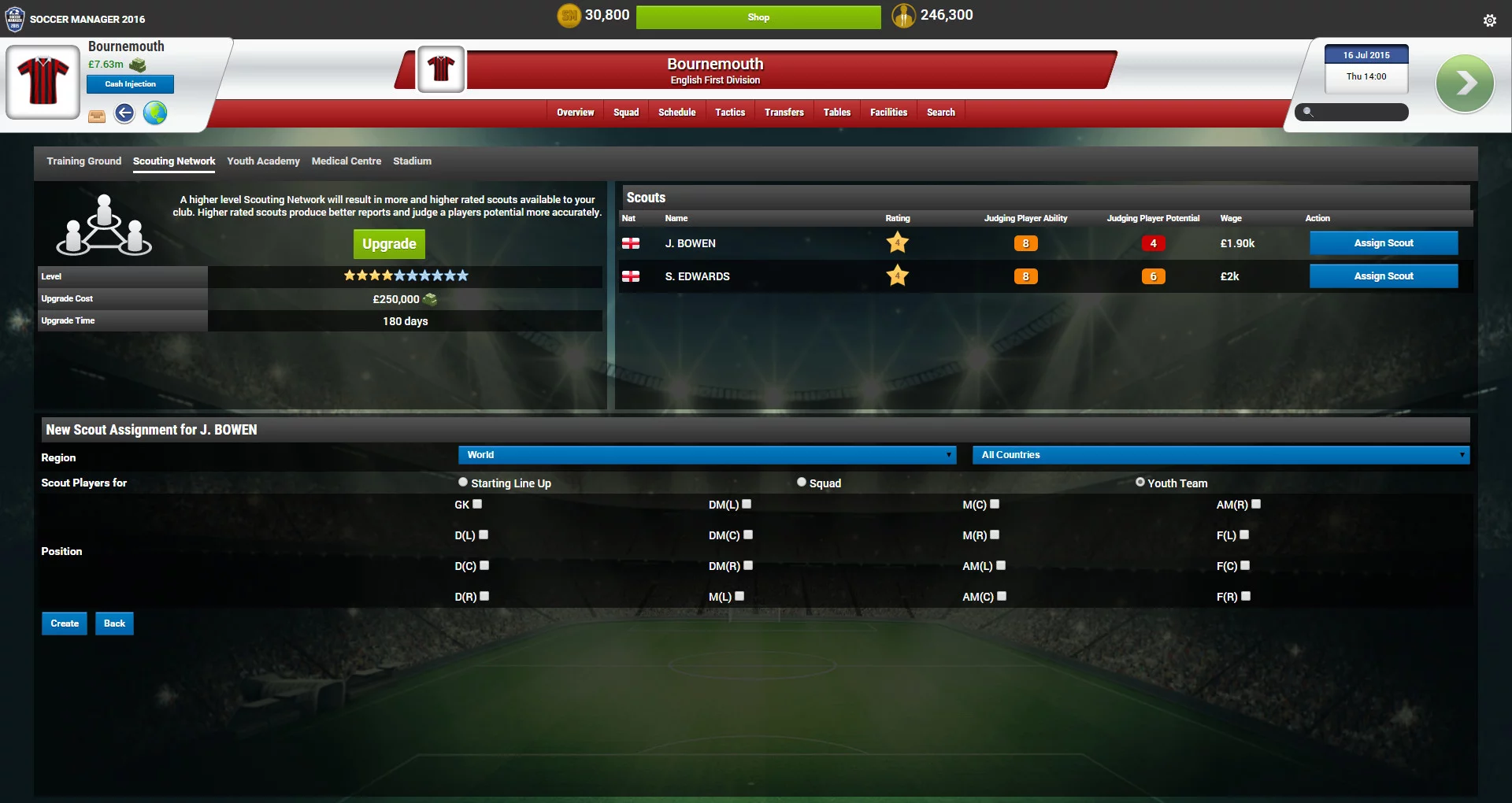Изображение игры: Soccer Manager 2016
