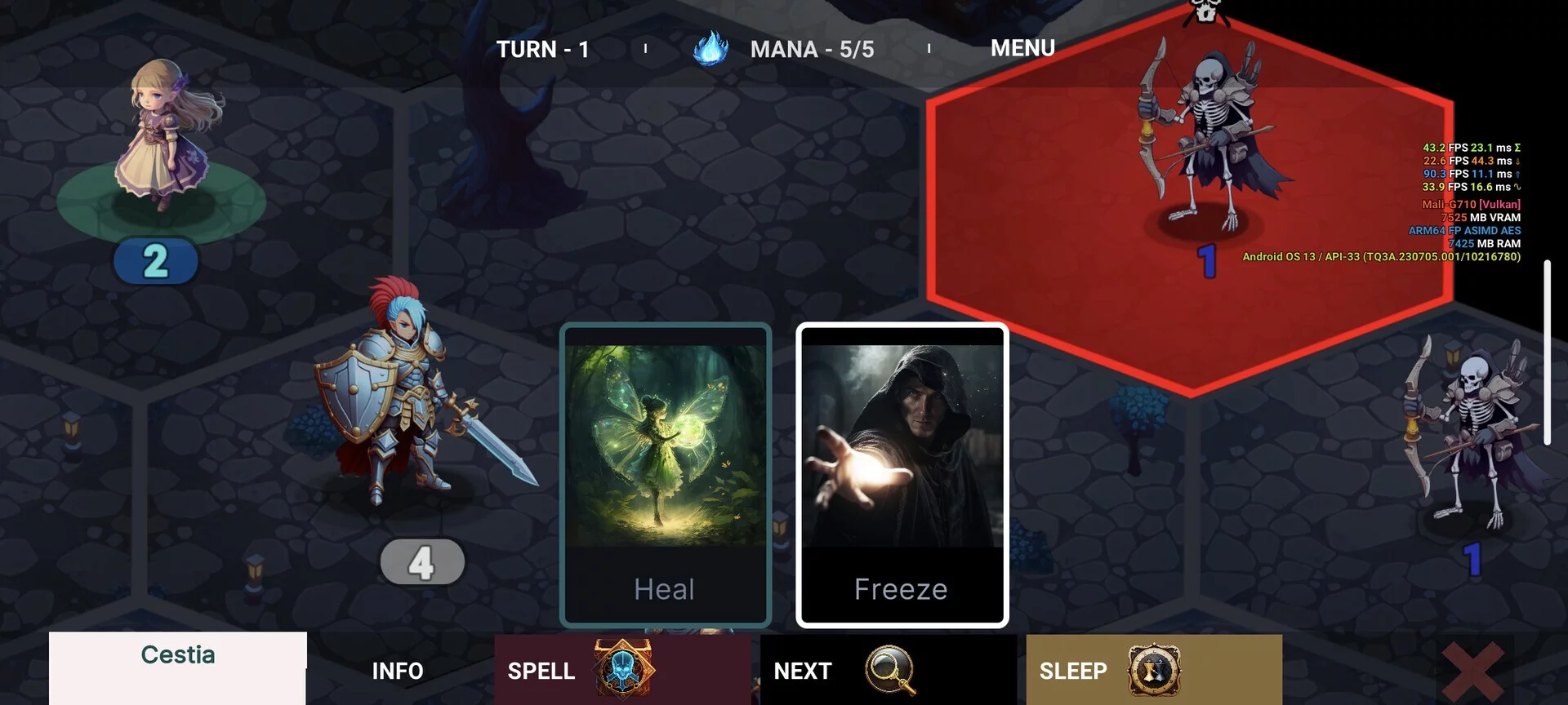Изображение игры: Magic And Dragons: 4X Battle