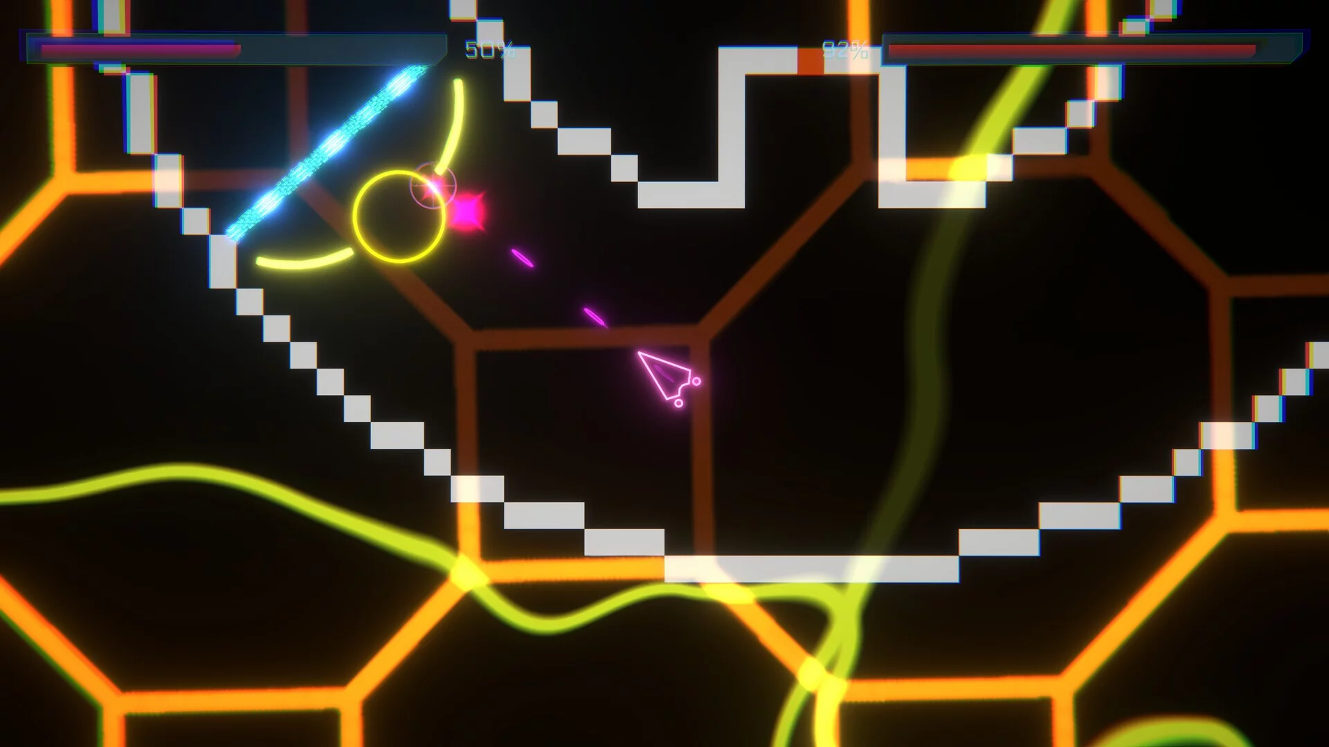 Изображение игры: Glow Storm