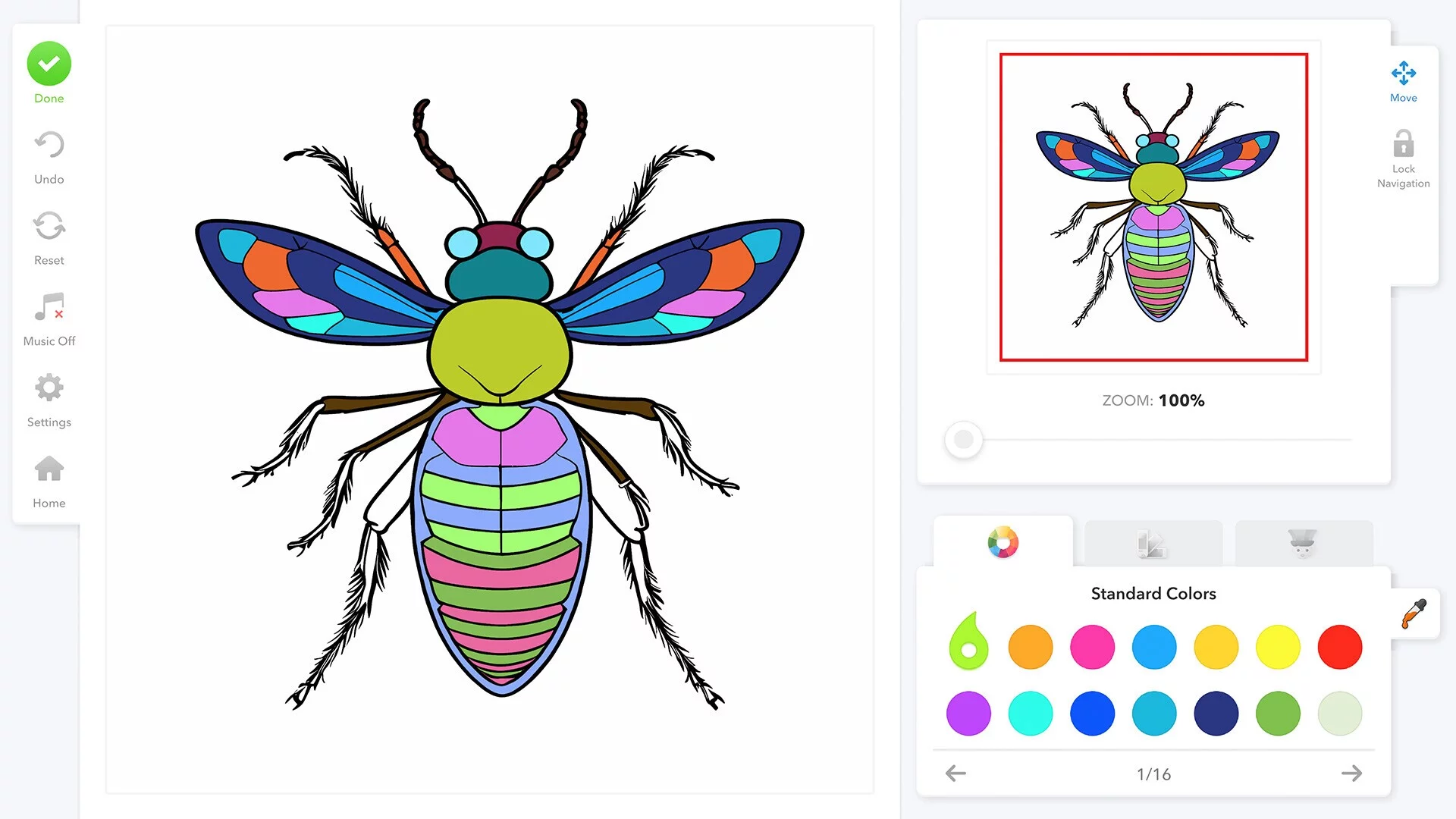 Изображение игры: Coloring Book for Adults 2