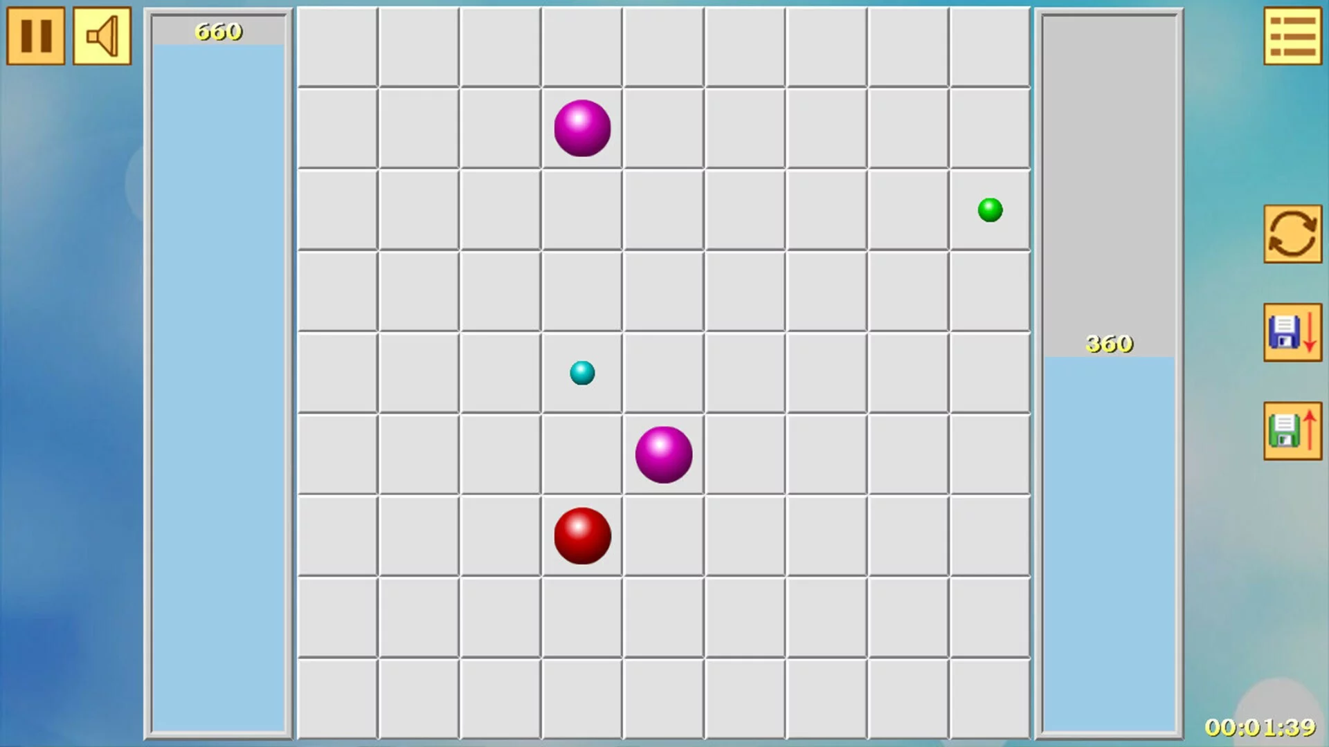 Изображение игры: Lines of Balls