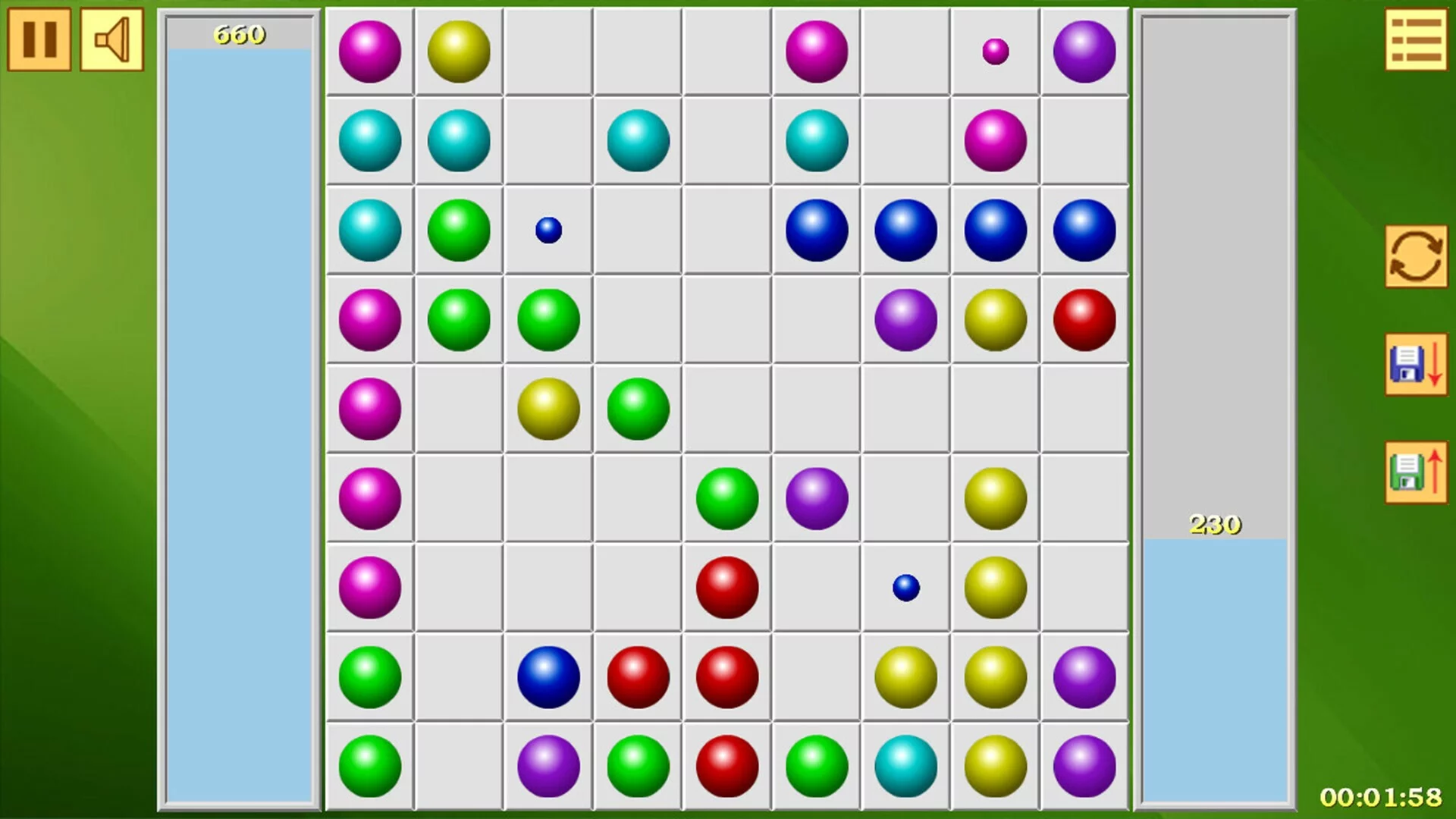 Изображение игры: Lines of Balls