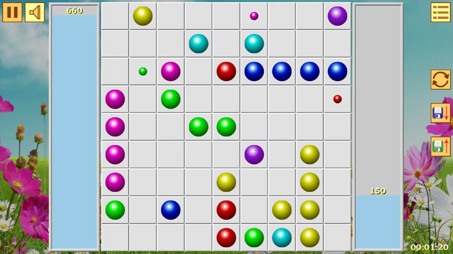 Изображение игры: Lines of Balls
