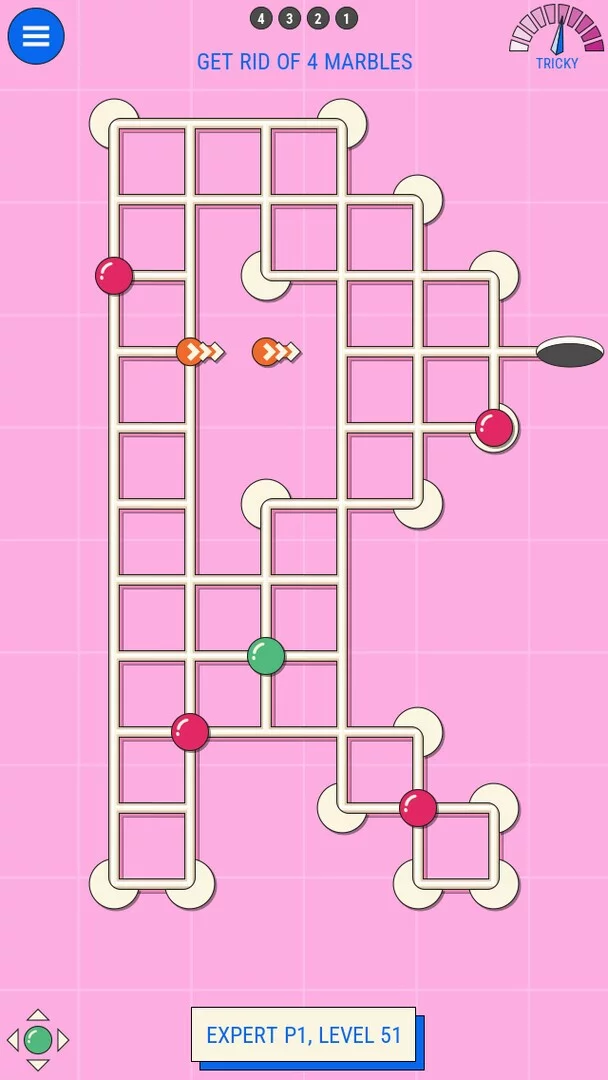 Изображение игры: Marbles Ricochet