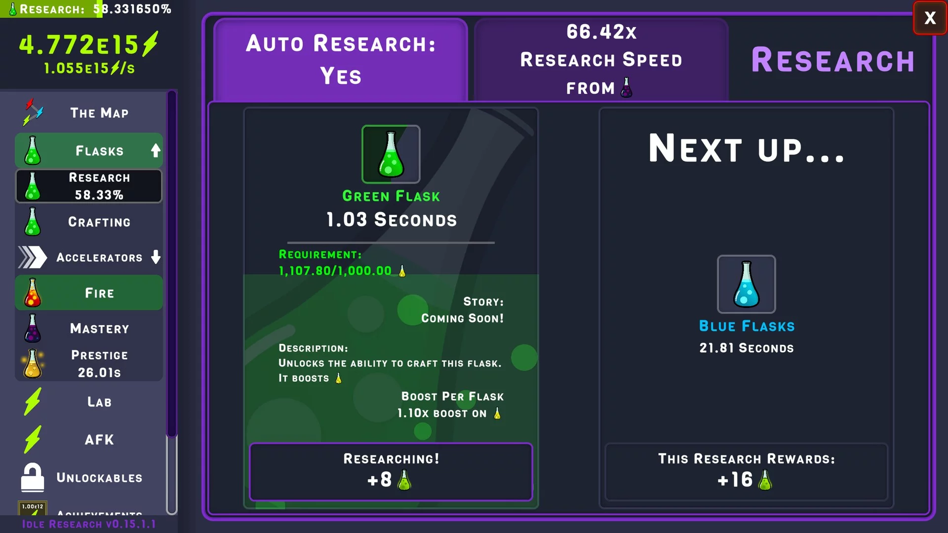 Изображение игры: Idle Research