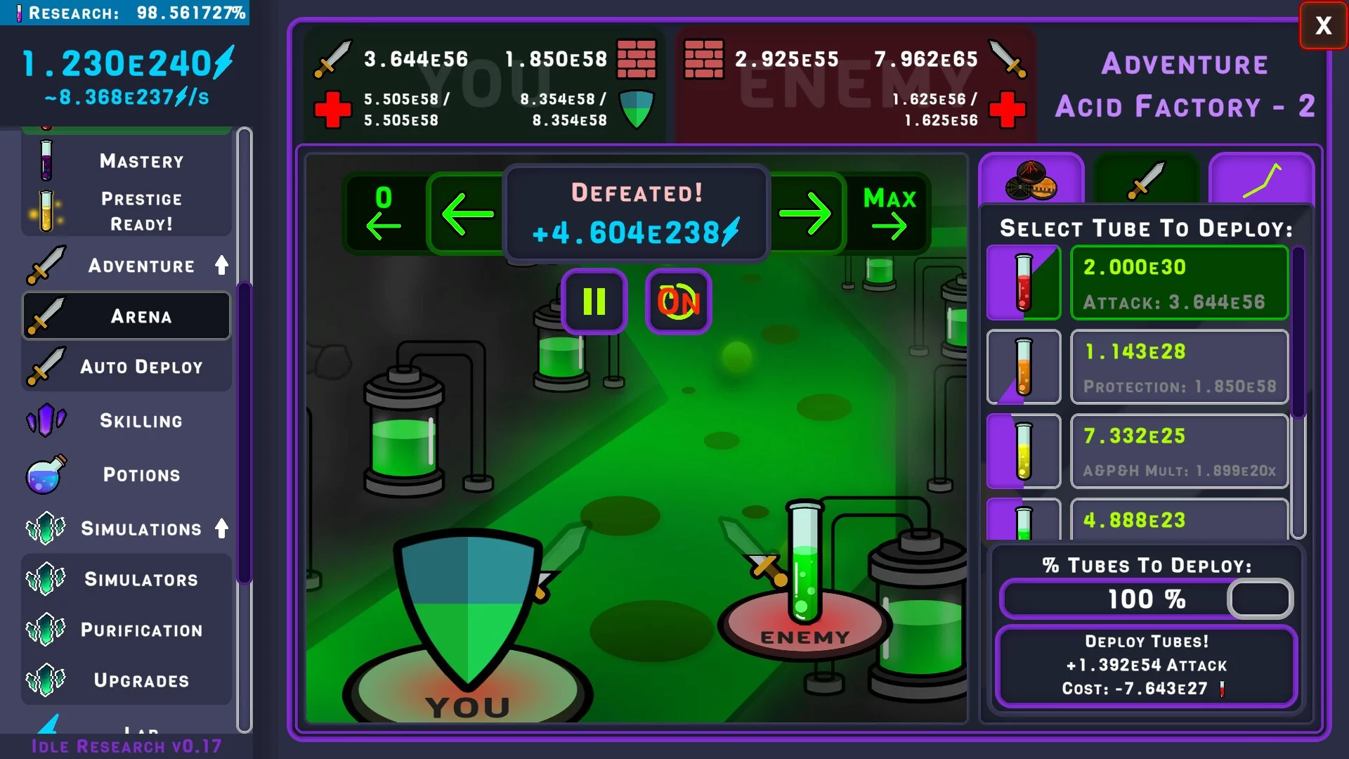 Изображение игры: Idle Research