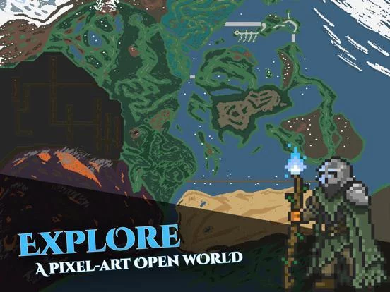 Изображение игры: Hero of Aethric: 8 Bit Fantasy