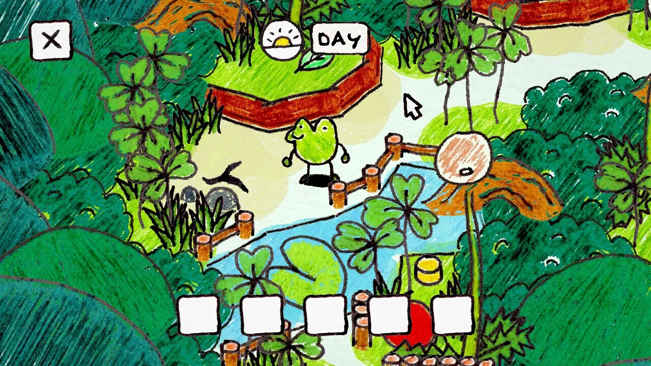 Изображение игры: Frog's Adventure