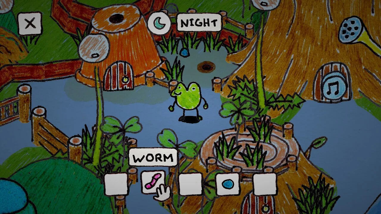 Изображение игры: Frog's Adventure