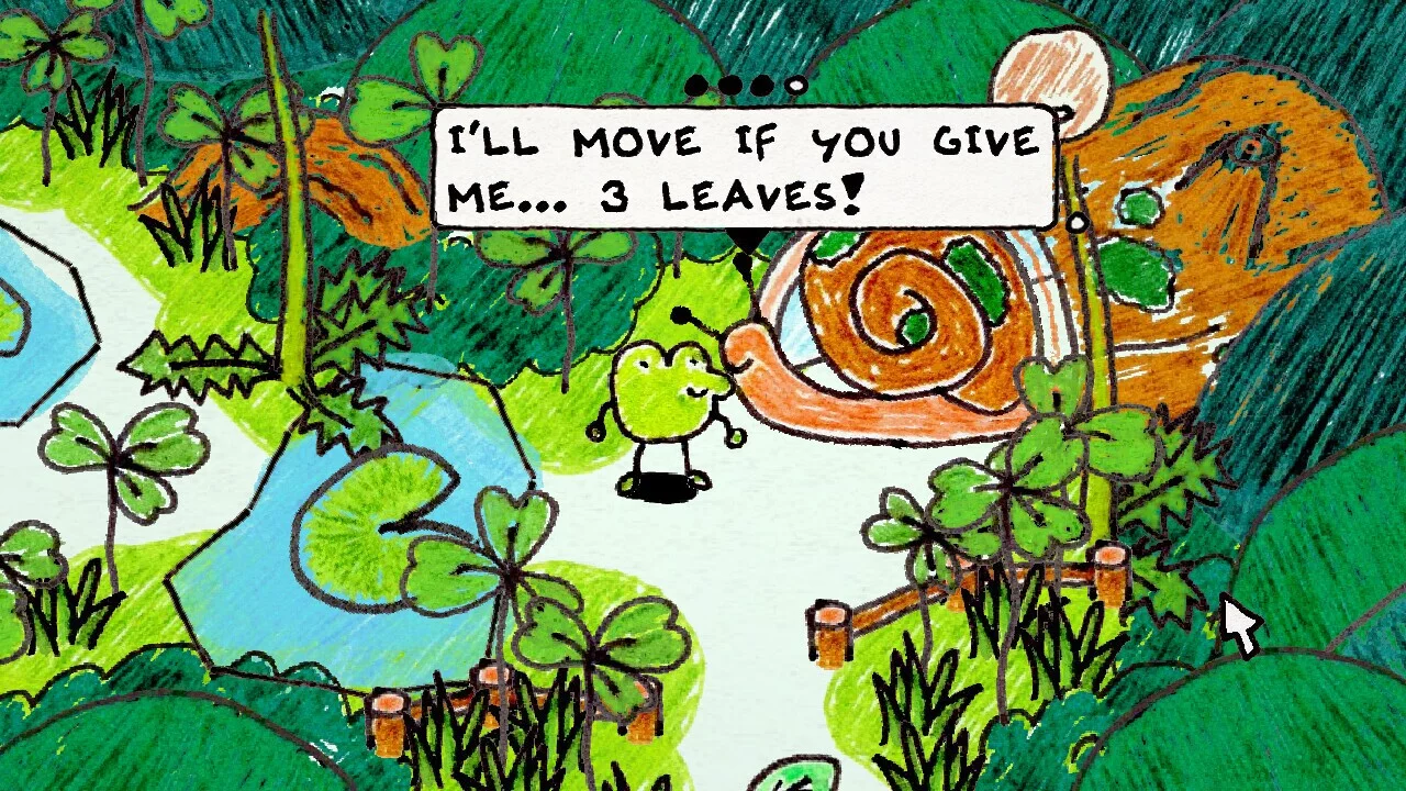 Изображение игры: Frog's Adventure
