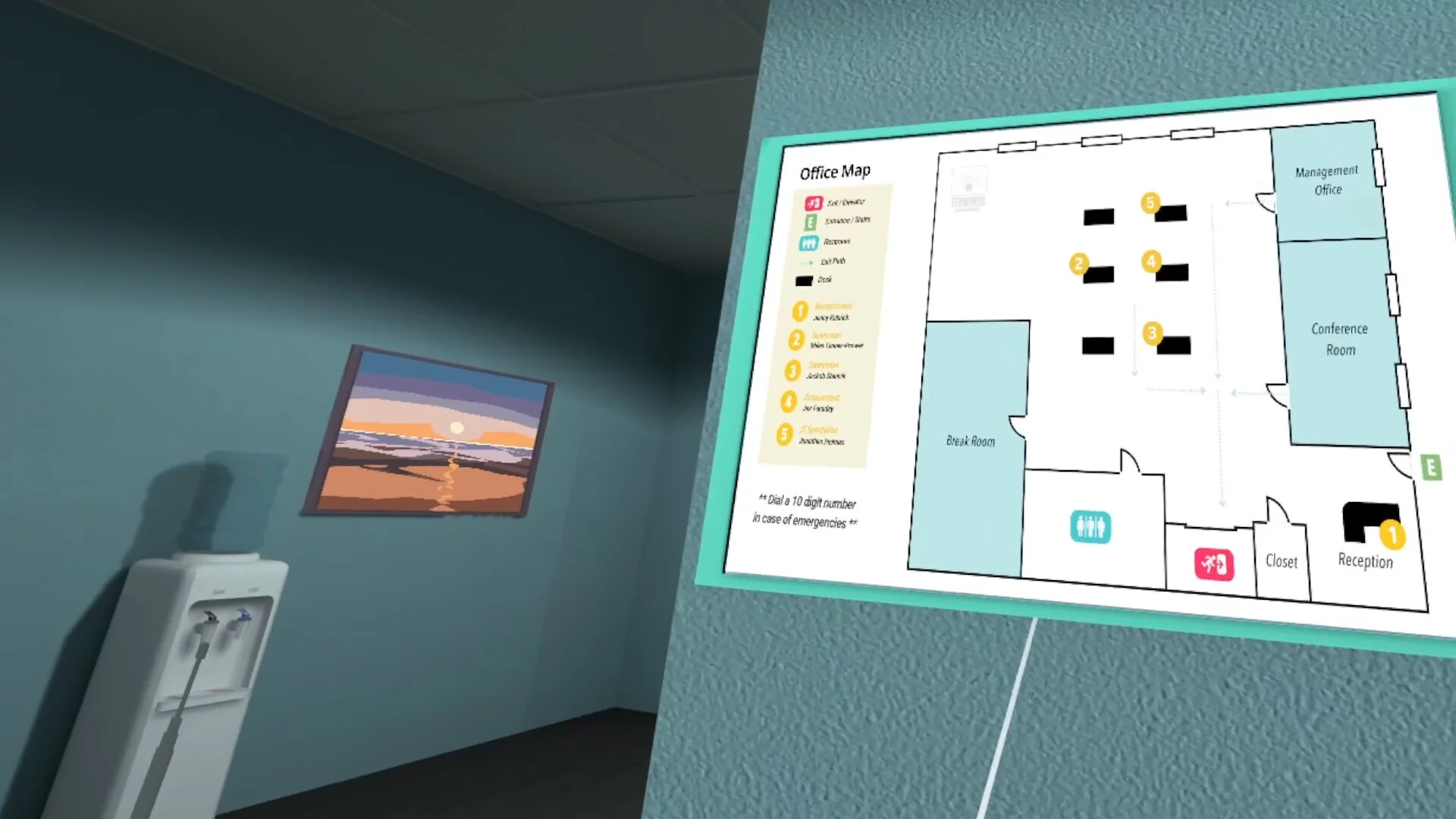 Изображение игры: Escape The Office VR