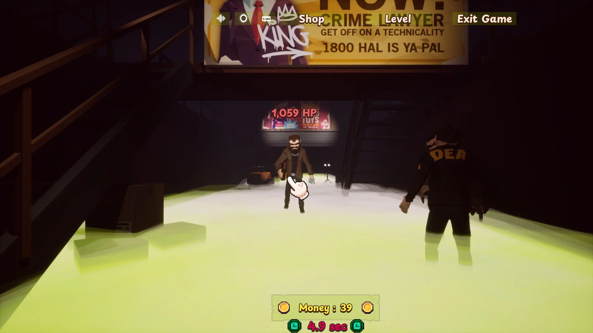 Изображение игры: Gangster Clicker