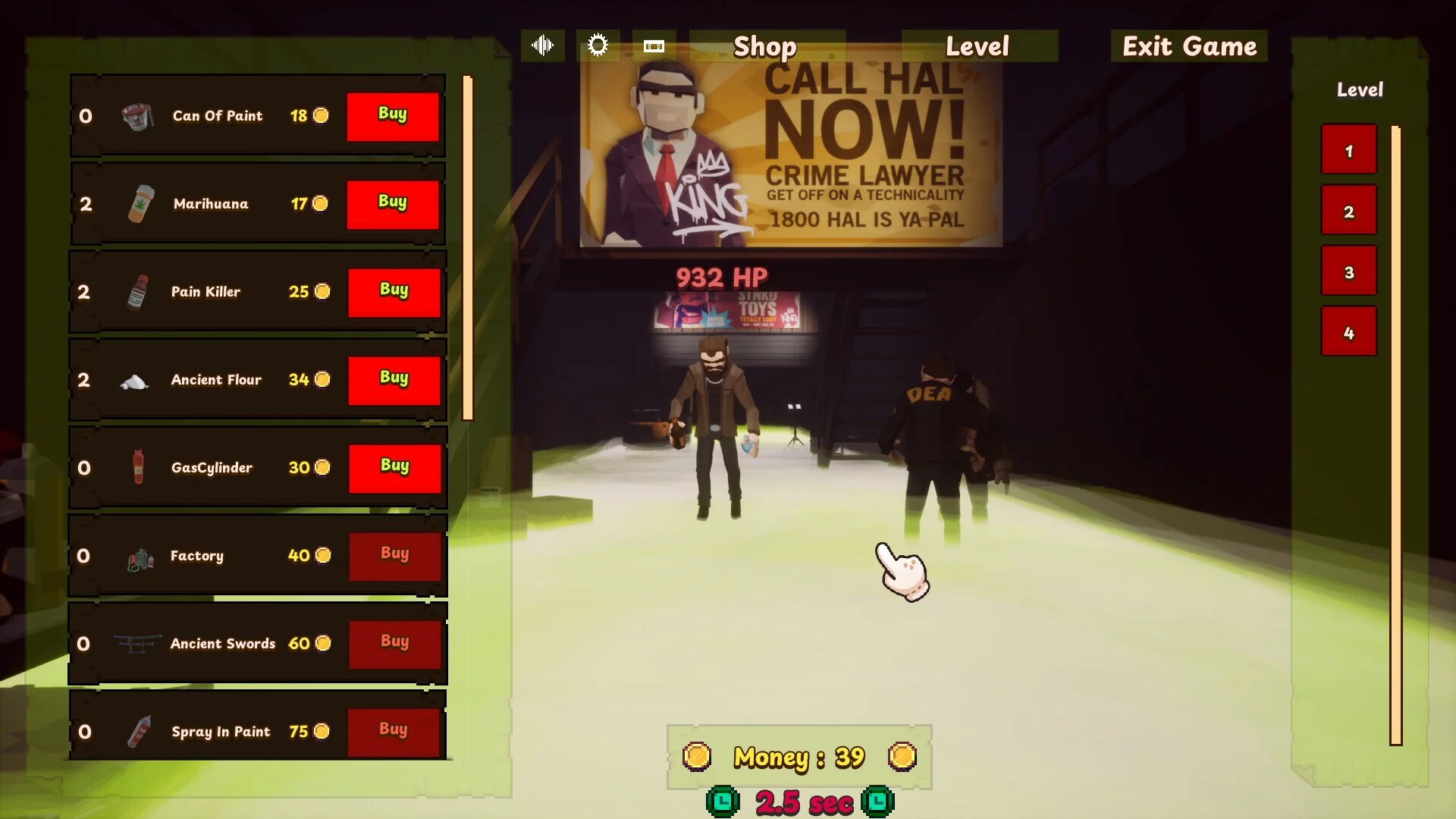Изображение игры: Gangster Clicker