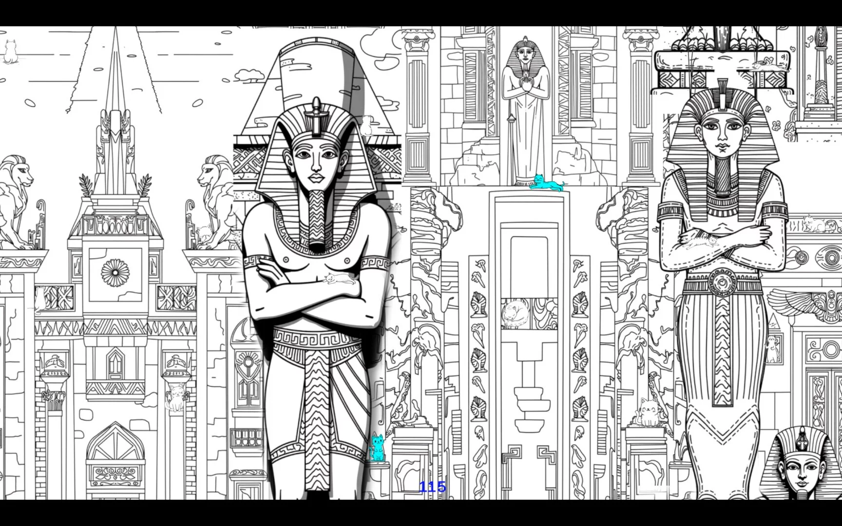 Изображение игры: Hidden Cats of Egypt