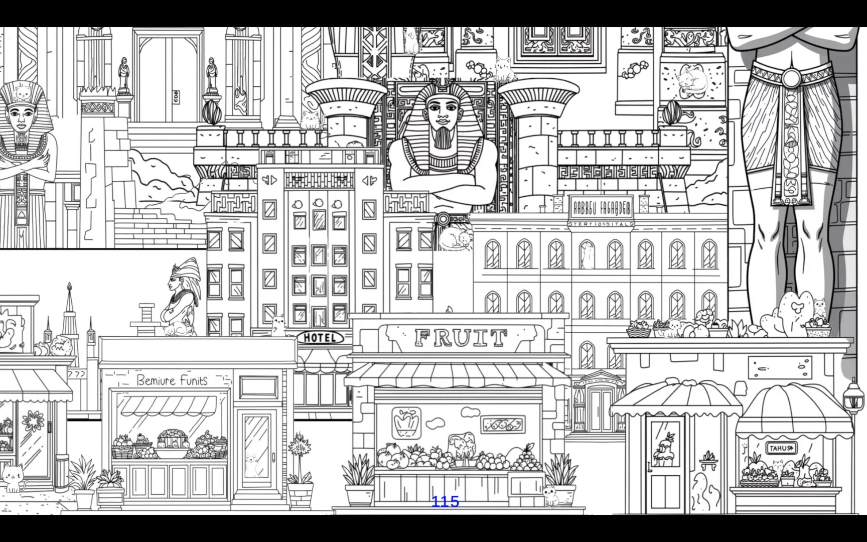 Изображение игры: Hidden Cats of Egypt