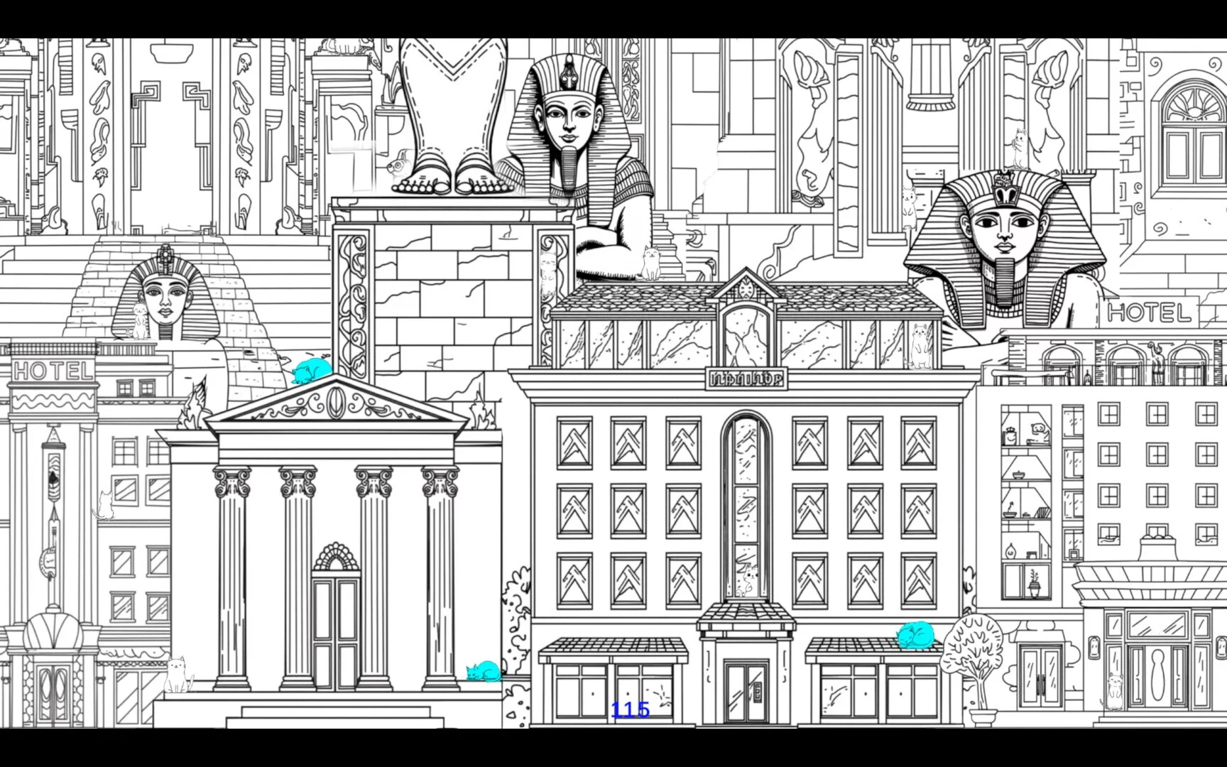 Изображение игры: Hidden Cats of Egypt