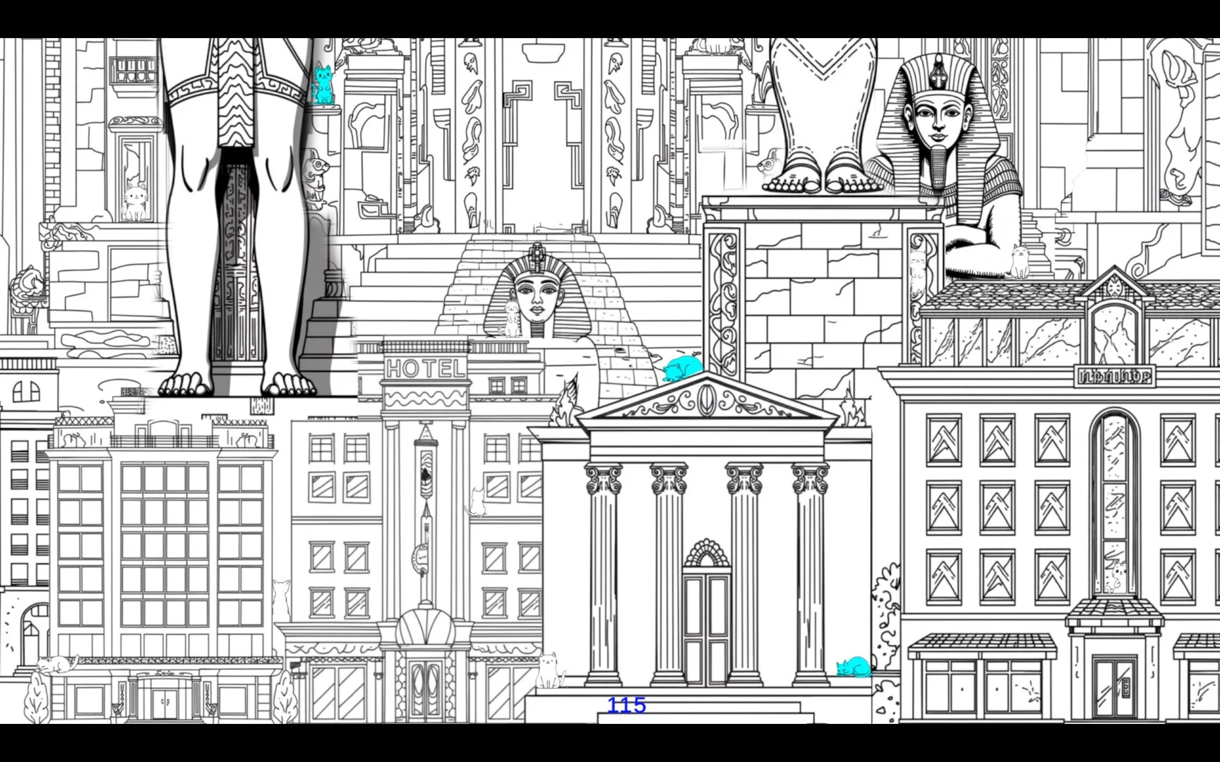 Изображение игры: Hidden Cats of Egypt