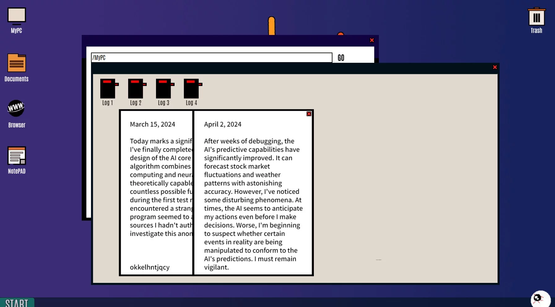 Изображение игры: Binarycurse